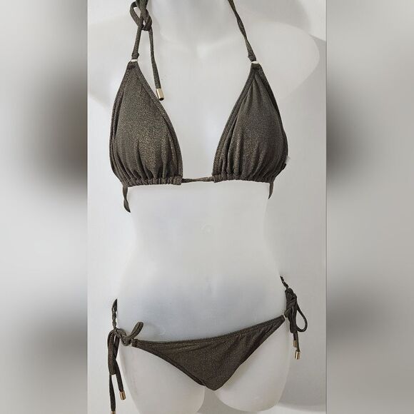 Zimmerman  swimsuit set Sparkle green size  US 8-10 - Picture 1 of 12